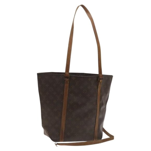 LOUIS VUITTON Monogram Sac Shopping Tote Bag M51108 LV Auth 119806 - Picture 1 of 16